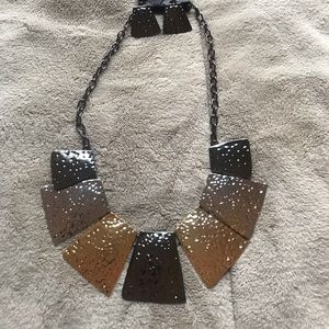 NWT Hammered metal jewelry set
